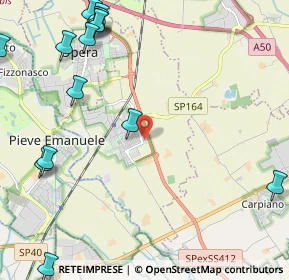 Mappa Via Sandro Pertini, 20085 Locate di Triulzi MI, Italia (3.07929)