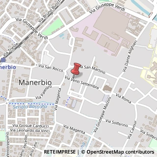 Mappa Via XX Settembre, 60, 25025 Manerbio, Brescia (Lombardia)