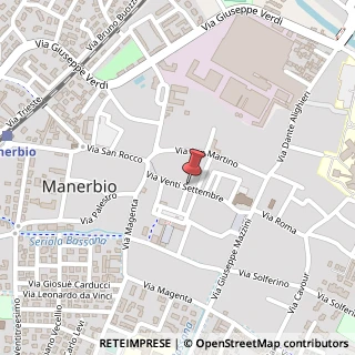Mappa Via XX Settembre, 32, 25025 Manerbio, Brescia (Lombardia)