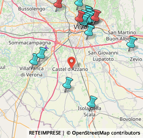 Mappa Piazza Violini Nogarola, 37060 Castel d'Azzano VR, Italia (9.8105)
