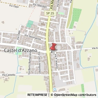 Mappa Via A. Cesari, 4, 37060 Castel d'Azzano, Verona (Veneto)