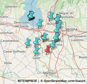 Mappa 37067 Valeggio Sul Mincio VR, Italia (12.8355)