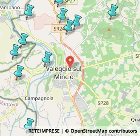 Mappa 37067 Valeggio Sul Mincio VR, Italia (2.95583)