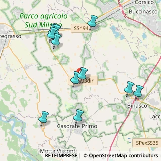 Mappa Strada Provinciale Vermezzo, 20088 Binasco MI, Italia (4.5825)