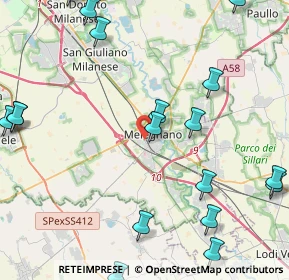 Mappa Viale della Repubblica, 20077 Melegnano MI, Italia (6.1045)