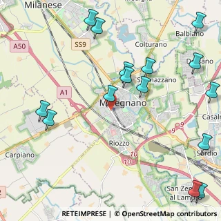Mappa Viale della Repubblica, 20077 Melegnano MI, Italia (2.81133)