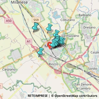 Mappa Viale della Repubblica, 20077 Melegnano MI, Italia (0.89357)