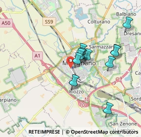 Mappa Viale della Repubblica, 20077 Melegnano MI, Italia (1.49)