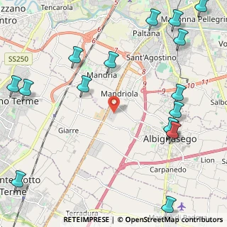 Mappa Vicolo Gela, 35020 Albignasego PD, Italia (3.04938)