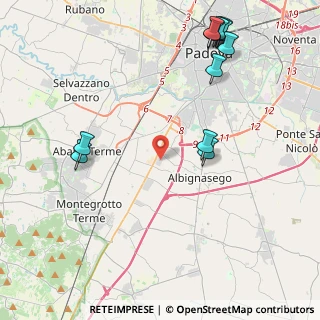 Mappa Vicolo Gela, 35020 Albignasego PD, Italia (5.22182)