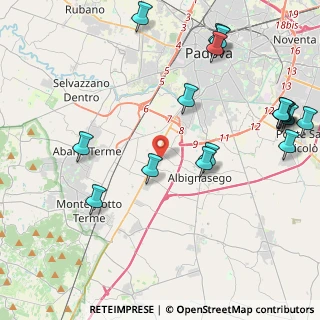 Mappa Vicolo Gela, 35020 Albignasego PD, Italia (5.34941)