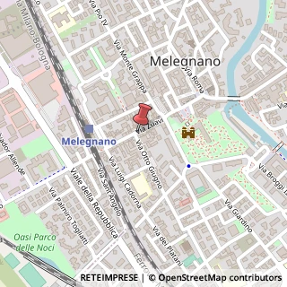 Mappa Via Zuavi, 37, 20077 Melegnano, Milano (Lombardia)