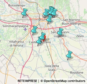 Mappa Via Cesari A., 37060 Castel D'azzano VR, Italia (7.31)