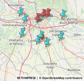 Mappa Via Cesari A., 37060 Di Via Cesari VR, Italia (6.97)