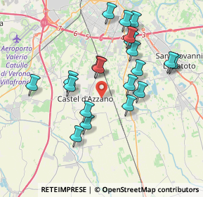 Mappa Via Cesari A., 37060 Di Via Cesari VR, Italia (3.6275)