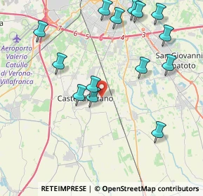 Mappa Via Cesari A., 37060 Castel D'azzano VR, Italia (4.64)