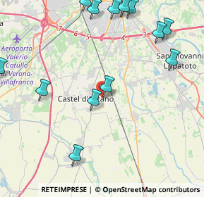 Mappa Via Cesari A., 37060 Di Via Cesari VR, Italia (6.6475)