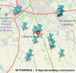 Mappa Via Cesari A., 37060 Castel D'azzano VR, Italia (4.46412)