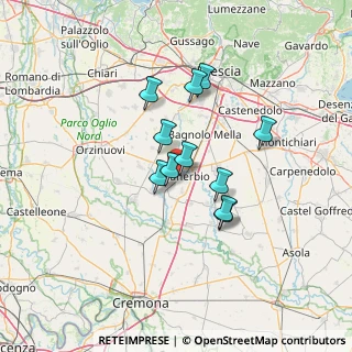 Mappa Strada della Remondina, 25025 Manerbio BS, Italia (10.23545)