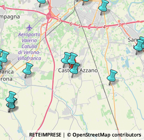 Mappa Piazza San Pertini, 37060 Castel d'Azzano VR, Italia (6.3805)