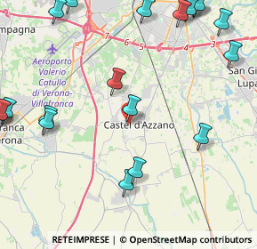 Mappa Piazza San Pertini, 37060 Castel d'Azzano VR, Italia (6.0345)