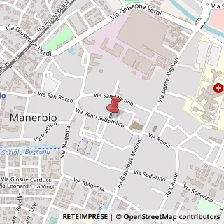 Mappa Via XX Settembre, 20, 25025 Manerbio, Brescia (Lombardia)