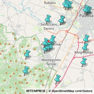 Mappa Via Mazzini Giuseppe, 35031 Abano Terme PD, Italia (5.3895)