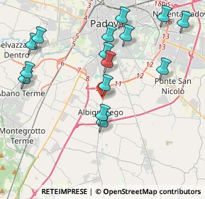 Mappa Via Roma, 35142 Padova PD, Italia (4.47933)