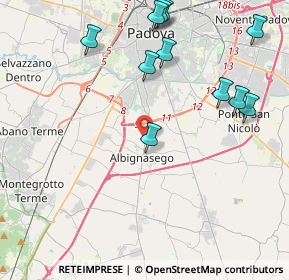 Mappa Via Roma, 35142 Padova PD, Italia (4.82636)