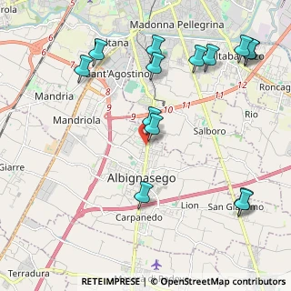 Mappa Vicolo Santa Rita, 35020 Albignasego PD, Italia (2.52929)