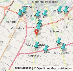 Mappa Via Roma, 35142 Padova PD, Italia (2.10769)