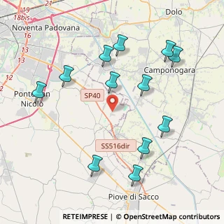 Mappa Via Chiusa, 35020 Sant'Angelo di Piove di Sacco PD, Italia (4.40167)