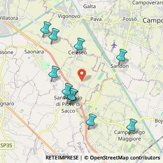 Mappa Via Chiusa, 35020 Sant'Angelo di Piove di Sacco PD, Italia (2.05818)