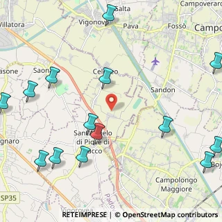Mappa Via Chiusa, 35020 Sant'Angelo di Piove di Sacco PD, Italia (2.97643)