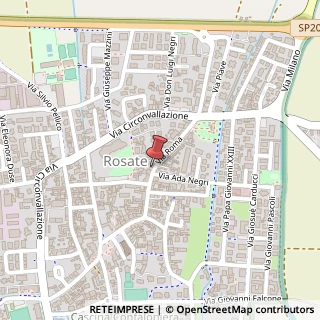 Mappa Via Roma, 57, 20088 Rosate, Milano (Lombardia)
