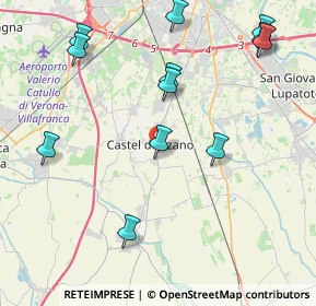 Mappa Via Salarino, 37060 Castel D'Azzano VR, Italia (4.80833)