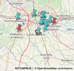 Mappa Via Salarino, 37060 Castel D'Azzano VR, Italia (6.07917)