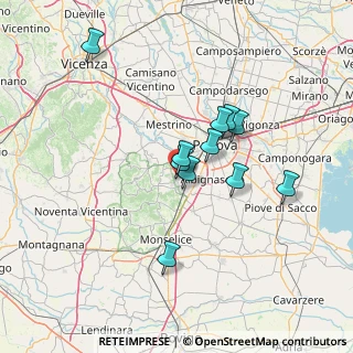 Mappa Via P. d'Abano, 35031 Padova PD, Italia (11.27818)