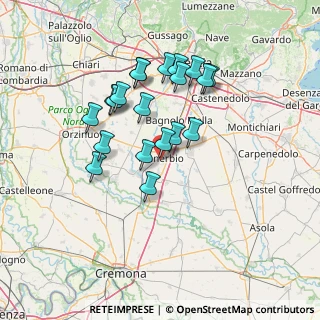 Mappa Via Palestro, 25025 Manerbio BS, Italia (12.485)