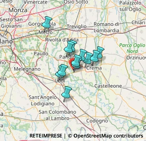 Mappa Via Trento e Trieste, 26835 Crespiatica LO, Italia (7.57833)