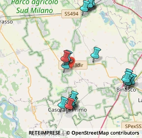 Mappa Via Giosuè Carducci, 20088 Rosate MI, Italia (4.815)