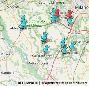 Mappa Via Giosuè Carducci, 20088 Rosate MI, Italia (7.45625)