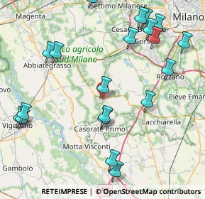 Mappa Via Giosuè Carducci, 20088 Rosate MI, Italia (10.1455)