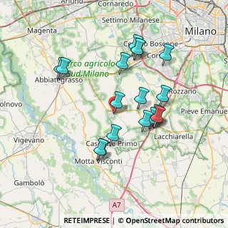 Mappa Via Giosuè Carducci, 20088 Rosate MI, Italia (6.805)