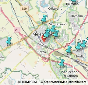 Mappa Via degli Olmi, 20077 Melegnano MI, Italia (2.2475)