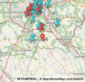 Mappa Via Cesare Pavese, 20085 Locate di Triulzi MI, Italia (9.5375)
