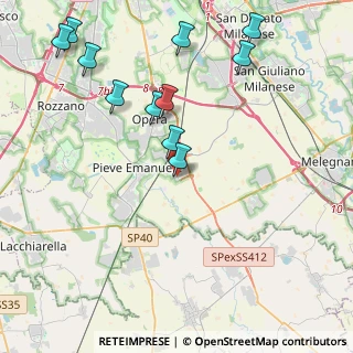 Mappa Via Cesare Pavese, 20085 Locate di Triulzi MI, Italia (4.77909)