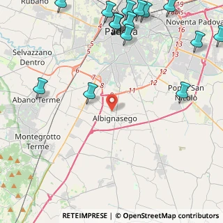 Mappa , 35020 Albignasego PD, Italia (6.5075)