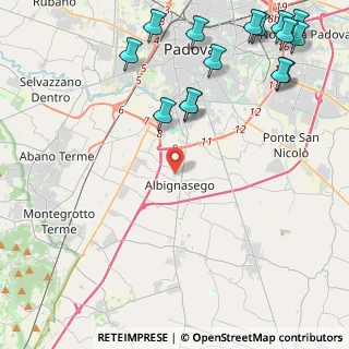 Mappa , 35020 Albignasego PD, Italia (6.09067)