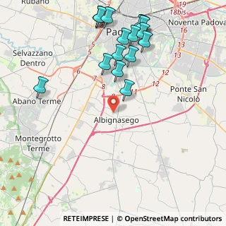 Mappa , 35020 Albignasego PD, Italia (4.93941)
